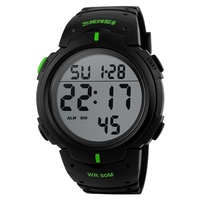 SKMEI 1068 Ensemble de montres automatiques pour femme et homme, bracelet en silicone