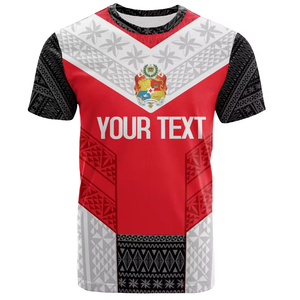 Camiseta de Hombre con Estampado de Tatuaje Totem Polinesio Tongano, Manga Corta, Precio al por Mayor, Top Informal Cómodo y Personalizable, Superventas - Product Image 3