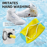 Sac à linge pour chaussures, lot de 2, sacs à linge en chenille pour machine, convient à toutes les tailles de chaussures