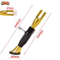 Béquille latérale universelle réglable en aluminium CNC pour moto, support antidérapant pour vélo électrique et scooter, repose-pied modifié