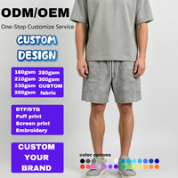 Shorts multicolores pour hommes, gris chiné délavé, avec cordon de serrage, poches latérales, coupe ample, mi-cuisse, décontractés pour l'été