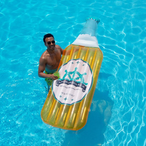 Verano Pool Party Promoción Inflable <span class=keywords><strong>Becks</strong></span> Botella de cerveza Colchón de aire Piscina Flotador Balsa - Product Image 4