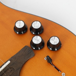 Guitarra Silenciosa Profesional OEM K10 Instrumentos de Cuerda Guitarra Eléctrica Acústica Silenciosa en Color Natural - Product Image 5