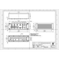 Caja de Adquisición de Datos USB, Módulo de Entrada Analógica, Caja DAQ de Alta Protección, Aleación de Aluminio de Alta Calidad 6061/6063, CNC de Precisión