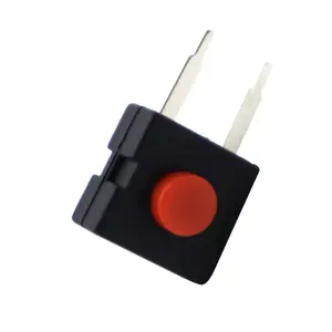 Hot Koop Ondersteuning Custom 12*12 Red Self-Verwaand Drukknop Tact Switch 2 Pin Dip Drukknop schakelaar