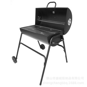 American Style Barbecue Grill 84x78x93cm Trolley Outdoor Charcoal BBQ Grill - Product Image 1