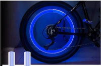 Tapón de Válvula para Bicicleta, Accesorios Pequeños, Válvula para Bicicleta de Montaña, Equipo para Bicicleta, Luz Nocturna para Ruedas, Linterna para Neumáticos