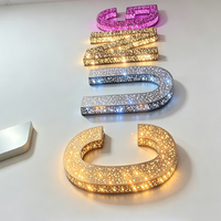 Enseigne lumineuse LED multicolore personnalisée effet ciel étoilé, avec télécommande et effet scintillant, pour publicité, bureau, boutique/bar