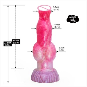 New Color Sex Toy Butt Plug Silicone Animal <b>Dildo</b> With Big Dog Knot G-spot Stimulate Female Masturbator Long Thick <b>Dildo</b> - Product Image 2