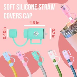 Couverture de paille en silicone de couleur variable pour accessoires de tasse Stanley Stanley - Product Image 5