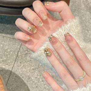 <span class=keywords><strong>Uñas</strong></span> Postizas de Diseño de Salón, Hechas a Mano, Modernas y de Lujo, para un Acabado Duradero, <span class=keywords><strong>Uñas</strong></span> Adhesivas Únicas - Product Image 3