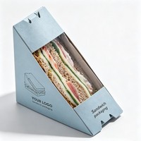 Boîte d'emballage alimentaire personnalisée avec logo, plateau en carton pour gaufres et sandwichs, boîte à hot-dogs, emballage pour restauration rapide, boîte à sandwichs