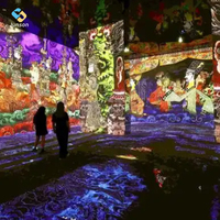 Projection 3D immersive pour restaurants, musées et expositions |   Projecteurs interactifs immersifs pour la décoration