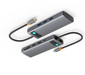 <span class=keywords><strong>Hub</strong></span> <span class=keywords><strong>USB</strong></span>-<span class=keywords><strong>C</strong></span> 8 en 1 con LAN 2.0, <span class=keywords><strong>USB</strong></span> 3.0, Lector de Tarjetas SD/TF, <span class=keywords><strong>USB</strong></span>-<span class=keywords><strong>C</strong></span> PD 100W, Aleación de Aluminio para Laptop/Escritorio - En Stock - Product Image 4