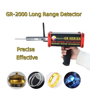 Gr Series Long <b>Range</b> Metal Detector Gold Silver Treasure Hunter Ce Rohs Fcc Adult Use Black Red Plastic - Product Image 5