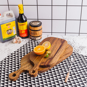 Solid Wood Breadboard Rectangle Large Size <b>Kitchen</b> Use Unpainted Nordic Style - Product Image 2