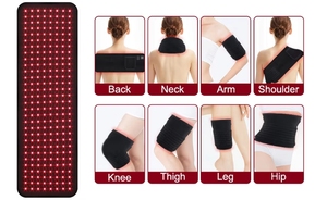 Led'ler tam vücut kızılötesi uzak kızılötesi ışık tedavisi 60cm 80cm 160cm 180cm yatak 660nm 850nm kırmızı ışık tedavisi Mat ısıtma ile - Product Image 3