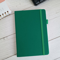 Carnet de notes A5 à couverture rigide en similicuir, imperméable, carnet de notes parfait pour un journal intime, planificateur personnalisable, carnet de Sublimation avec bande élastique