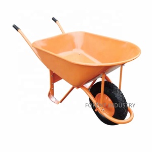 स्टील संभाल रबर पहिया उद्यान धातु प्लांटर्स WB7400 <span class=keywords><strong>wheelbarrow</strong></span> - Product Image 1