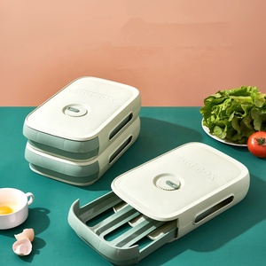 Early Riser Cajón tipo caja de almacenamiento de huevos refrigerador caja de almacenamiento de huevos frescos bandeja de huevos de gran capacidad <span class=keywords><strong>accesorios</strong></span> de cocina - Product Image 6
