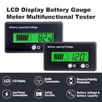 Medidor de Voltaje para Batería de Carro de Golf de 12V 24V 36V 48V 72 Voltios con Alarma, Ajustes e Interruptor, Monitor de Capacidad y Voltaje de Batería de Automóvil