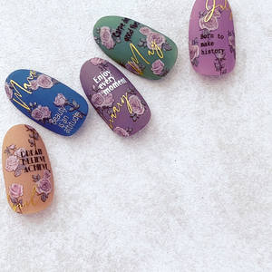 TSZS สติกเกอร์ตกแต่งเล็บลายดอกไม้ฤดูใบไม้ผลิ<span class=keywords><strong>2021</strong></span>,สติกเกอร์ตกแต่งเล็บแบบมีกาวในตัว - Product Image 3