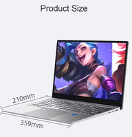 Factory Brand New Slim Laptop 15.6 Inch 12gb Ram 256gb Ssd Intel N5095 Computer With Fingerprint And Backlight Keyboard Laptops