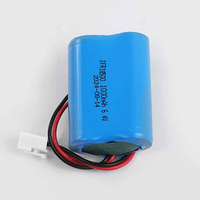 Batterie de terminal d'interphone d'ascenseur IFR18500, alimentation d'urgence pour interphone, 1000 mAh, 6,4 V