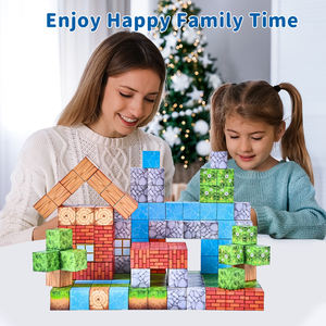 103 pièces de cubes de construction magnétiques pour garçons, jouet éducatif, cube magique, bloc magnétique pour enfants, jouet de construction, cadeau de vacances - Product Image 3