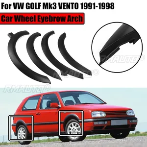 Kit d'extensions d'ailes pour VW Golf MK3 Vento 1991-1998 Version Euro, garnitures de protection et spoiler - Product Image 1