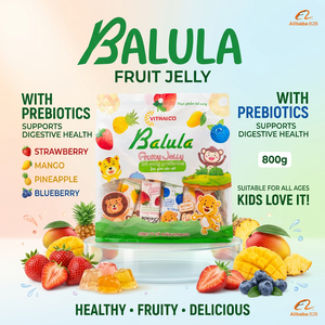 Gelée prébiotique aux fruits assortis 800g |   Collation saine pour enfants à l'ananas et aux myrtilles, Offres à marge élevée, ODM - Product Image 3