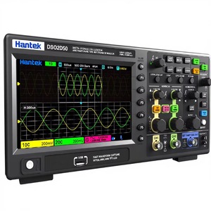 Oscilloscope numérique à mémoire Hantek DSO2D50 500 MHz 2 canaux avec échantillonnage en temps réel 2GSa/s et décodage de protocole, fabriqué en Chine - Product Image 5