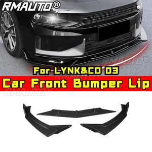 <b>Car</b> Front Bumper Lip Splitter <b>Diffuser</b> Spoiler Bumper Guard Body Kit For LYNK&CO 03 <b>Car</b> Accessories - Product Image 1