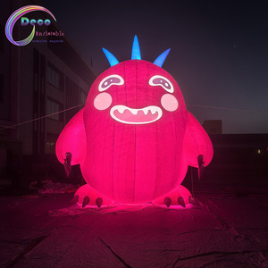 Costume de mascotte gonflable géant violet personnalisé, <span class=keywords><strong>personnage</strong></span> monstre animal gonflable pour défilé et promotion d'événements - Product Image 1