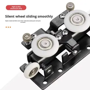 Amortiguador de doble dirección para puerta fantasma, rueda colgante, accesorio de Hardware especial para muebles deslizantes sin rieles para sala de estar - Product Image 5