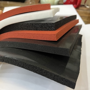 クローズドセルシリコンラバーブラックホワイトレッドグレースポンジ衝撃吸収バッファー耐火フォーム - Product Image 4