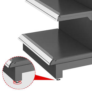 Ondola-estante de exhibición de upermarket, andador de metal - Product Image 6