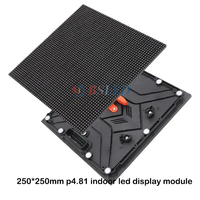 Module d'affichage LED intérieur 250*250mm, haute fréquence de rafraîchissement P1.9 P2.6 P2.9 P3.91, luminosité 4500, garantie 2 ans, panneau d'écran LED