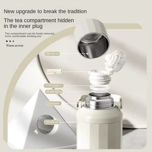 Flacon à vide en acier inoxydable 316 <span class=keywords><strong>pour</strong></span> hommes et femmes tasse isotherme poignée portable grande capacité bouteille thé <span class=keywords><strong>séparation</strong></span> <span class=keywords><strong>de</strong></span> l'eau extérieur - Product Image 5