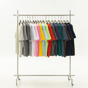 เสื้อยืดคอกลมทรงปกติ ยูนิเซ็กซ์ ผ้าฝ้าย 100% สำหรับสั่งซื้อจำนวนมาก พิมพ์โลโก้แบรนด์ตามสั่งด้วยเทคนิคพัฟพริ้นท์ เสื้อยืดแขนสั้นเปล่าสำหรับโครงการทีม - Product Image 1
