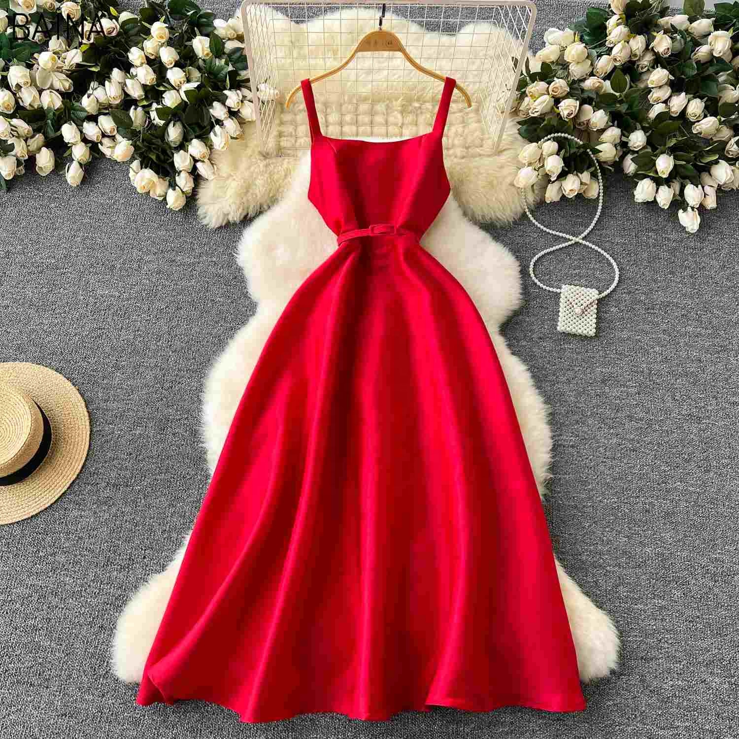 Chic Styles and Comfort in red and black dress with lace for Trendy Women