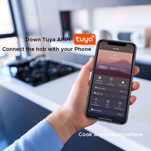 H-one Tuya Smart Black 4 Radiant Zone Burner Placas de cerámica eléctricas integradas con repuestos gratuitos y 3 años de garantía - Product Image 5