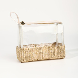 Nouvelle pochette de rangement portable transparente multifonctionnelle en PVC avec fermeture éclair pour cosmétiques, idéale pour les voyages et l'extérieur - Product Image 6