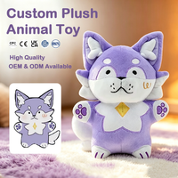 Jouet en peluche personnalisé en usine, chien de dessin animé mignon, poupée douce, fabrication OEM, créez votre propre design, jouet câlin ultra-réaliste
