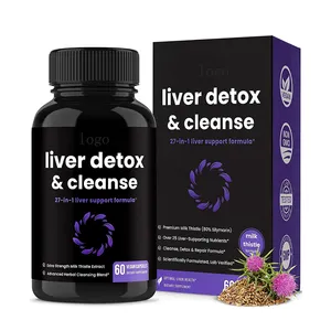 Liver Health Premium Liver Support Pills Supplement 60 Capsules Chicory Root Powder Liver Cleanse Detox