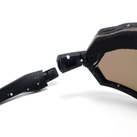 Lunettes de sport multifonctionnelles Flexibles Logo personnalisable Option de 9 lentilles de couleur pour le cyclisme Escalade Ski