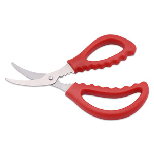 Household <b>Kitchen</b> <b>Scissors</b> Stainless Steel Red For Shrimp Vein Removal Seafood Tools - Product Image 3