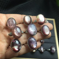 Vente en gros de bagues de bijoux en cristal de pierres précieuses naturelles améthyste bagues Kynaite à vendre