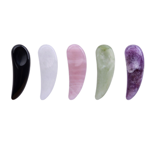 Tùy chỉnh Mini Rose Quartz pha lê mặt ngọc trang điểm muỗng kem thìa ứng dụng cho khuôn mặt loại mặt massager - Product Image 1