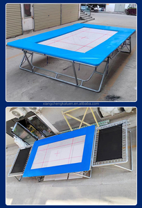 <span class=keywords><strong>Trampoline</strong></span> de gymnastique professionnel 3m*5m, équipement de compétition et d'entraînement pour adultes, lit de saut - Product Image 6